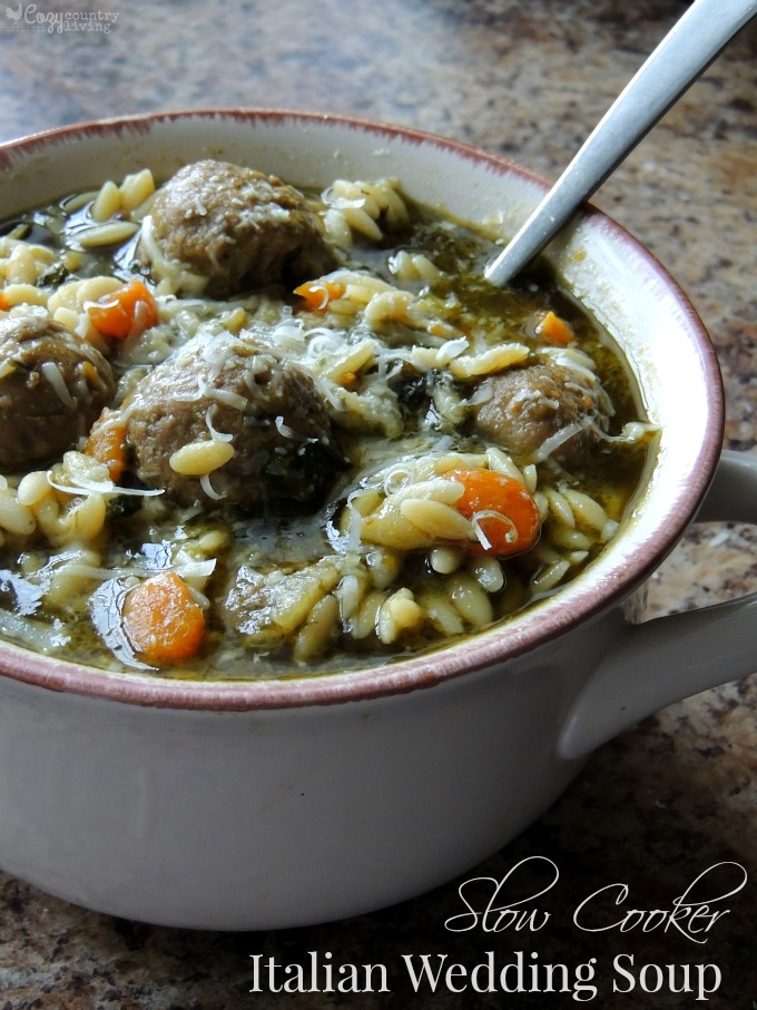 Easy Slow Cooker Italian Wedding Soup